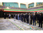 استقرار زائران دانشگاهی مراسم وداع و تشییع رهبر شهید انقلاب از استان‌های همدان و کهگیلویه و بویراحمد در دانشگاه علامه طباطبائی