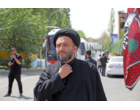 کاروان دانشجویی اربعین دانشگاه علامه طباطبائی با بدرقه مسئولان دانشگاه راهی عتبات عالیات شد