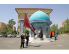 کاروان دانشجویی اربعین دانشگاه علامه طباطبائی با بدرقه مسئولان دانشگاه راهی عتبات عالیات شد