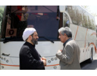 کاروان دانشجویی اربعین دانشگاه علامه طباطبائی با بدرقه مسئولان دانشگاه راهی عتبات عالیات شد
