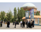 کاروان دانشجویی اربعین دانشگاه علامه طباطبائی با بدرقه مسئولان دانشگاه راهی عتبات عالیات شد