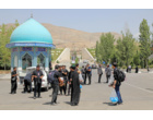 کاروان دانشجویی اربعین دانشگاه علامه طباطبائی با بدرقه مسئولان دانشگاه راهی عتبات عالیات شد