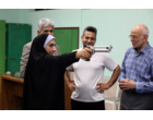 بازدید رئیس دانشگاه علامه طباطبائی از تمرین تیم منتخب تیراندازی دختران و پسران