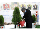 کاشت نهال «ایثار و اندیشه» در دانشگاه علامه طباطبائی به یاد شهدای دانشجو