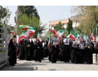 پرچم جمهوری اسلامی ایران در دانشگاه علامه طباطبائی به اهتزاز درآمد