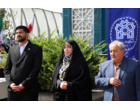 پرچم جمهوری اسلامی ایران در دانشگاه علامه طباطبائی به اهتزاز درآمد