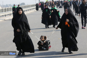 تمدن سازی فرهنگ اسلامی با حضور زنان در پیاده روی اربعین