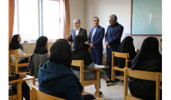 بازدید وزیر علوم از حوزه آزمون دکتری در دانشگاه علامه طباطبائی