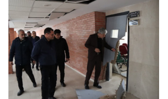 بازدید میدانی هیئت‌رئیسه دانشگاه علامه طباطبائی از بخش‌های آسیب‌دیده دانشگاه در اثر جنگ