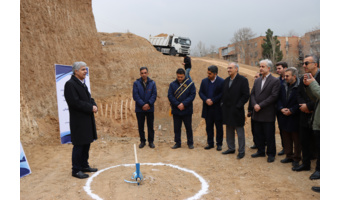 کلنگ احداث ۳ طرح عمرانی در دانشگاه علامه طباطبائی به زمین زده شد