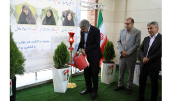 کاشت نهال «ایثار و اندیشه» در دانشگاه علامه طباطبائی به یاد شهدای دانشجو