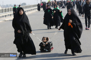 تمدن سازی فرهنگ اسلامی با حضور زنان در پیاده روی اربعین