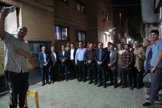 بازدید مسئولان دانشگاه علامه طباطبائی از خوابگاه پسرانه شهید ورامینی