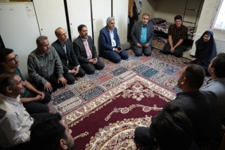 بازدید هیئت رئیسه دانشگاه علامه طباطبائی از خوابگاه پسرانه شهید همت