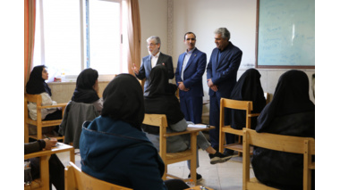 بازدید وزیر علوم از حوزه آزمون دکتری در دانشگاه علامه طباطبائی