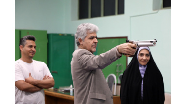 بازدید رئیس دانشگاه علامه طباطبائی از تمرین تیم منتخب تیراندازی دختران و پسران
