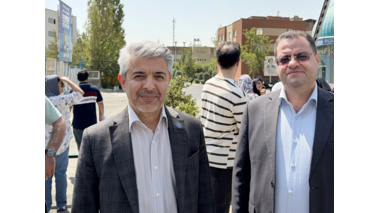 بازدید معاون آموزشی و مدیر حراست دانشگاه علامه طباطبائی از حوزه‌های برگزاری کنکور