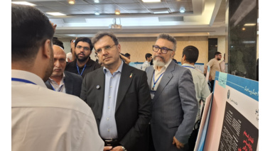 بازدید معاون فرهنگی وزارت علوم از غرفه دانشگاه علامه طباطبائی در سومین جشنواره ملی «برهان»