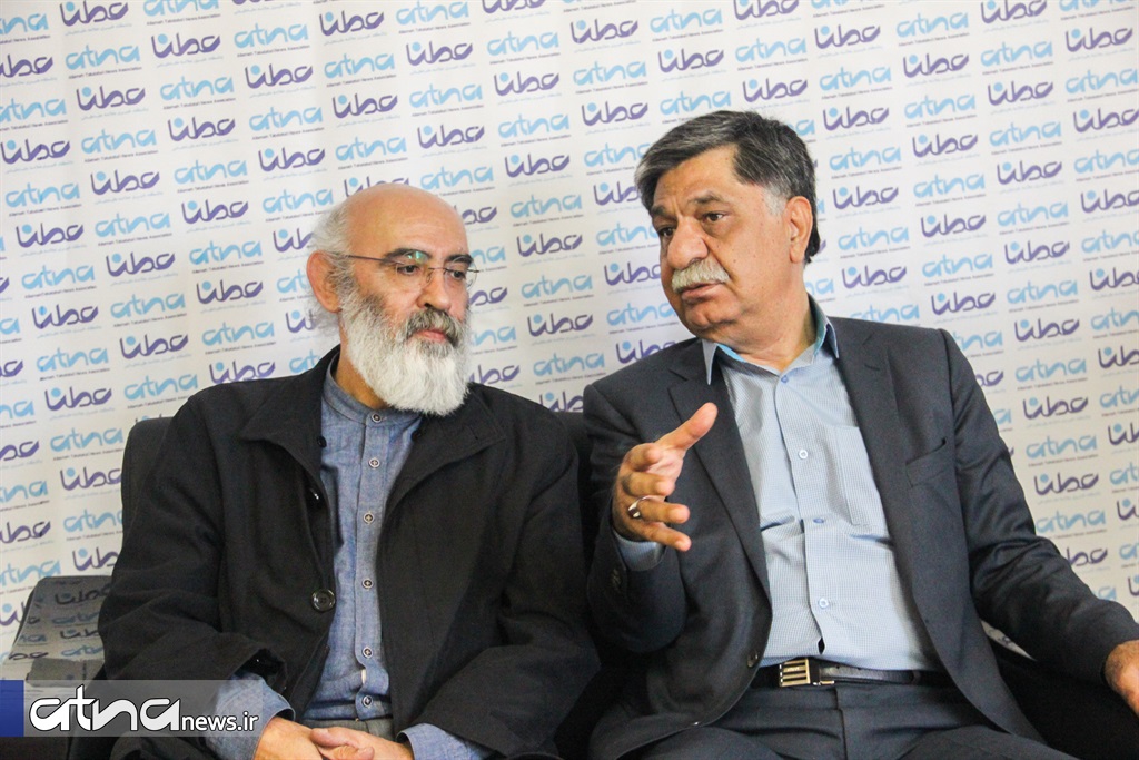 حضور محمدمهدی فرقانی و یونس شکرخواه از استادان ارتباطات و روزنامه‌نگاری در دفتر عطنا